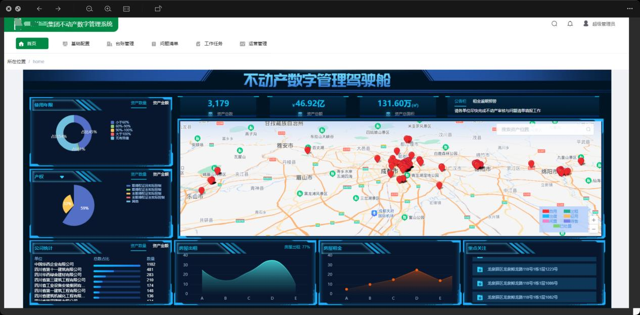 蜗牛不动产管理平台